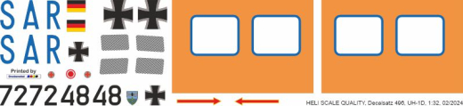 UH-1D - Bundeswehr SAR 72+48 - Christoph 11 - Decal 496