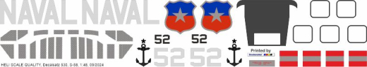 S-58 - Chile Marine - Decal 530