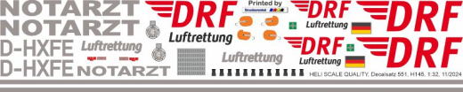H145 / EC 145T2 - DRF - D-HXFE - Decal 551