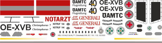 EC 135 - ÖAMTC - OE-XVB Christophorus 7 - Decal 558