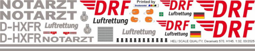 H145 / EC 145T2 - DRF - D-HXFR - Decal 570
