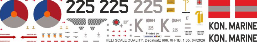UH-1B - Kon. Marine - Decal 666