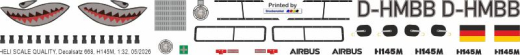 H145M / EC 145T2 - Bundeswehr - Prototyp D-HMBB - Decal 668