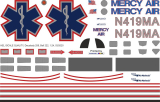 Bell 222 - Mercy Air - N419MA - Decal 258