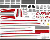 Bell 222 - C-FFUN - Decal 303