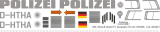 Bo 105CBS - Polizei Thüringen - D-HTHA - Decal 310