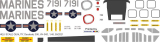 VH-34D / S-58 - Marines One - Decal 306