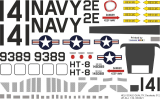 UH-34J / S-58 - US Navy - Decal 312
