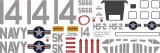 HHS-1 / S-58 - US Navy - Decal 70