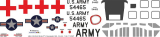 CH-34 / S-58 - US Army - Medevac 54465 - Decal 324