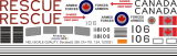 CH-118 - Canadian Armed Forces weiß-rot - Decal 328