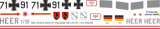 UH-1D - Bundeswehr Heer 71+91 - Decal 356