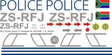 MD 500E - Polizei Südafrika - ZS-RFJ - Decal 55