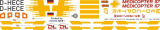 BK 117 - Medicopter - D-HECE - Decal 302