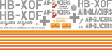 SA 319B - Air-Glaciers - HB-XOF - Decal 383