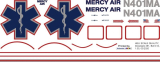 Bell 412 - Mercy Air - N401MA - Decal 261
