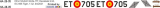 EC 665 - Spanien - ET 705 - Decal 434