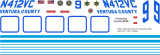 Bell 412 - Ventura County - N412VC - Decal 464