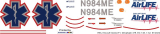 EC 145 - San Antonio Air Life - N984ME - Decal 479