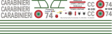 MD 500D - Carabinieri - CC 74 - Decal 173