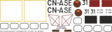 SA 330 - Marokko - CN-ASE - Decal 497
