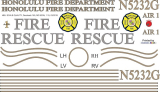MD 520N - Honolulu Fire Department - N5232G - Decal 165