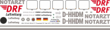 Bell 412 - DRF - D-HHDM - Decal 521