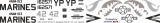 AH-1W - US Marines - HMM-163 162571 - Decal 534