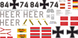 CH-53 - Bundeswehr Heer 84+74 - Decal 550