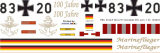 Sea Lynx - Bundeswehr Marine 83+20 - 100 years Marineflieger - Decal 555
