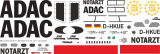 EC 135 - ADAC - D-HKUE - 40 Jahre Christoph 19 - Decal 574