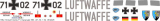 UH-1D - Bundeswehr Luftwaffe 71+02 - Decal 583