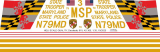 AS 365 - Maryland State Police - N79MD - Decal 610