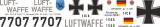 SA 318C Alouette II - Luftwaffe 7707 - Decal 635