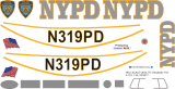 A 119 - NYPD - N319PD - Decal 118