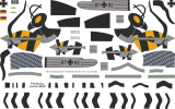 Bo 105 P1-A1 - Bundeswehr Hornisse - 87+92 - Decal 338