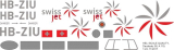 A 119 - SwissJet - HB-ZIU - Decal 58