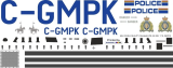 AS 350 - Polizei Kanada - C-GMPK - Decal 209