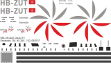 AS 350 - Swiss Jet - HB-ZUT - Decal 128