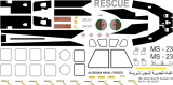 AW 101 - Algerian Naval Forces - Decal 123