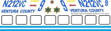 Bell 212 - Ventura County - N212VC - Decal 152