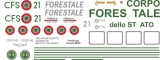 Bell 412 - Forestale - CFS21AB - Decal 97