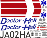 EC 135 - Doctor-Heli - JA02HA - Decal 137