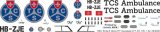 EC 135 - Touring Club Schweiz - HB-ZJE - Decal 277