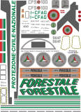 S-64F - Forestale new version - I-CFAG Geronimo - Decal 184