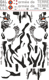 SA 341 - armee de TERRE - GAL - Tiger Meet - Decal 267