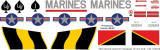 UH-1C Huey - US Marines - Decal 18