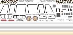 Bell 407 - North Carolina Highway Patrol - N407NC - Decal 483