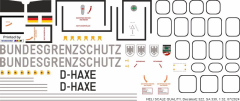 SA 330 - Bundesgrenzschutz - D-HAXE - Decal 522