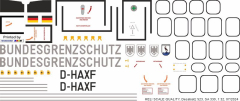 SA 330 - Bundesgrenzschutz - D-HAXF - Decal 523